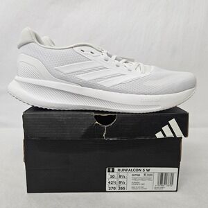 Adidas Women's RunFalcon 5 Running Shoes IH7760 Cloud White Sz 10